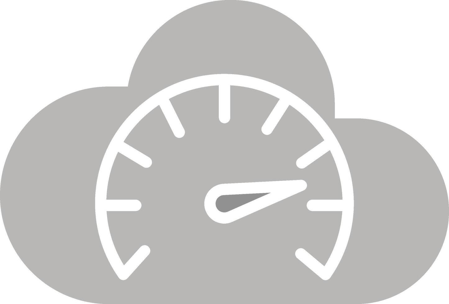 ícone de vetor de teste de velocidade