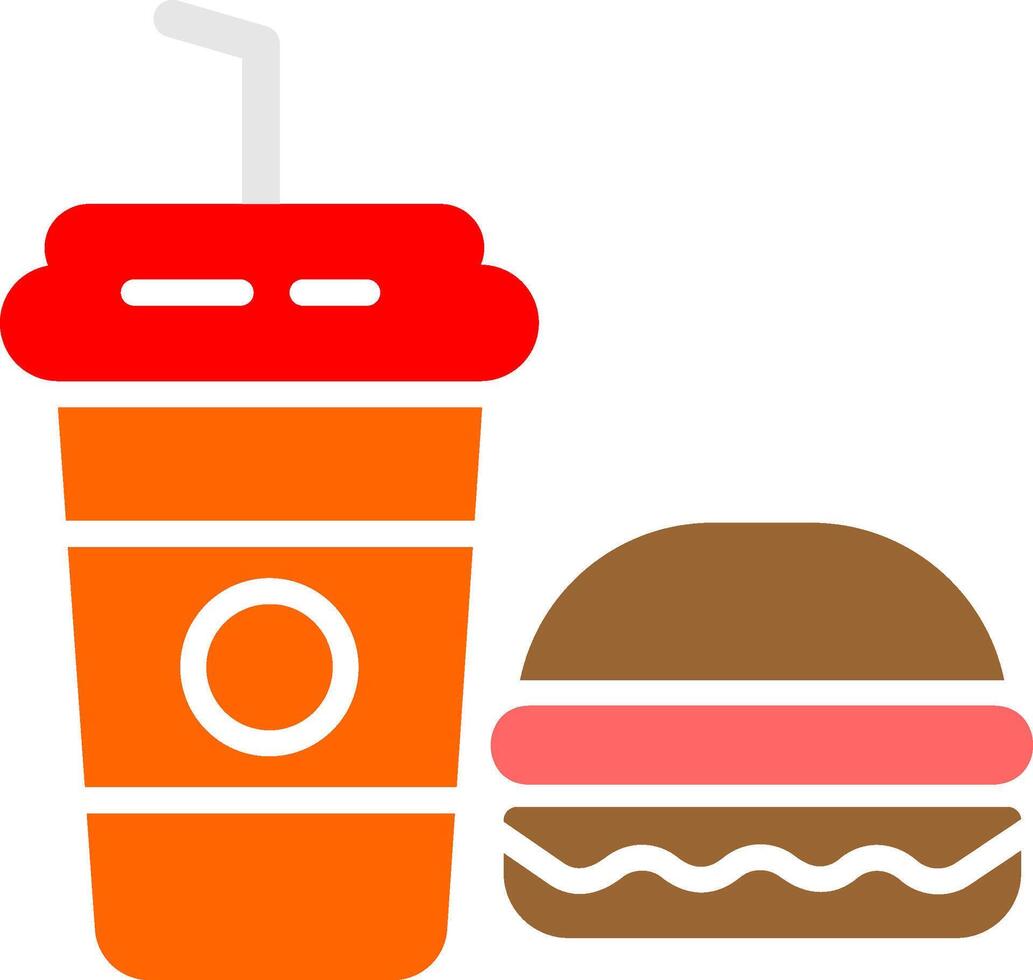 ícone de vetor de junk food