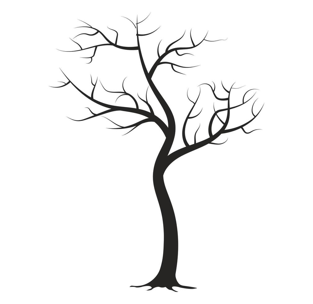 arte vetorial de árvore vetor