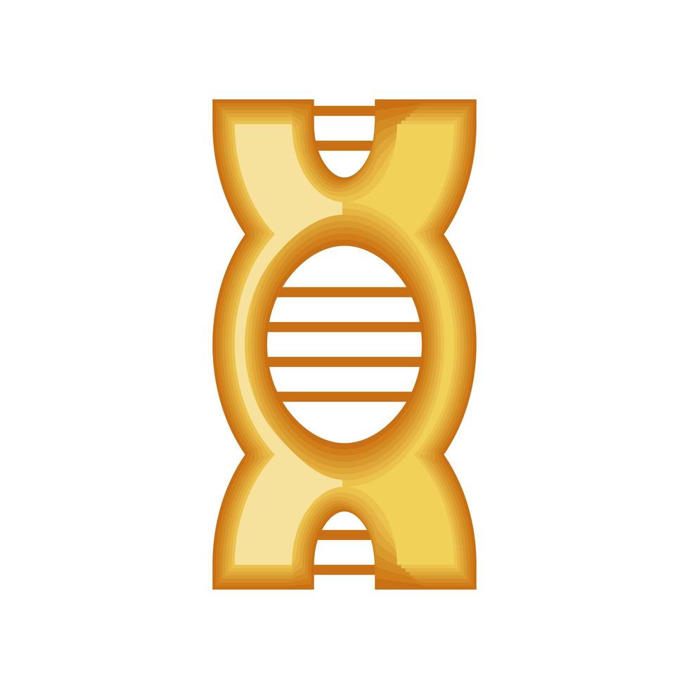 ícone genético da molécula dna vetor