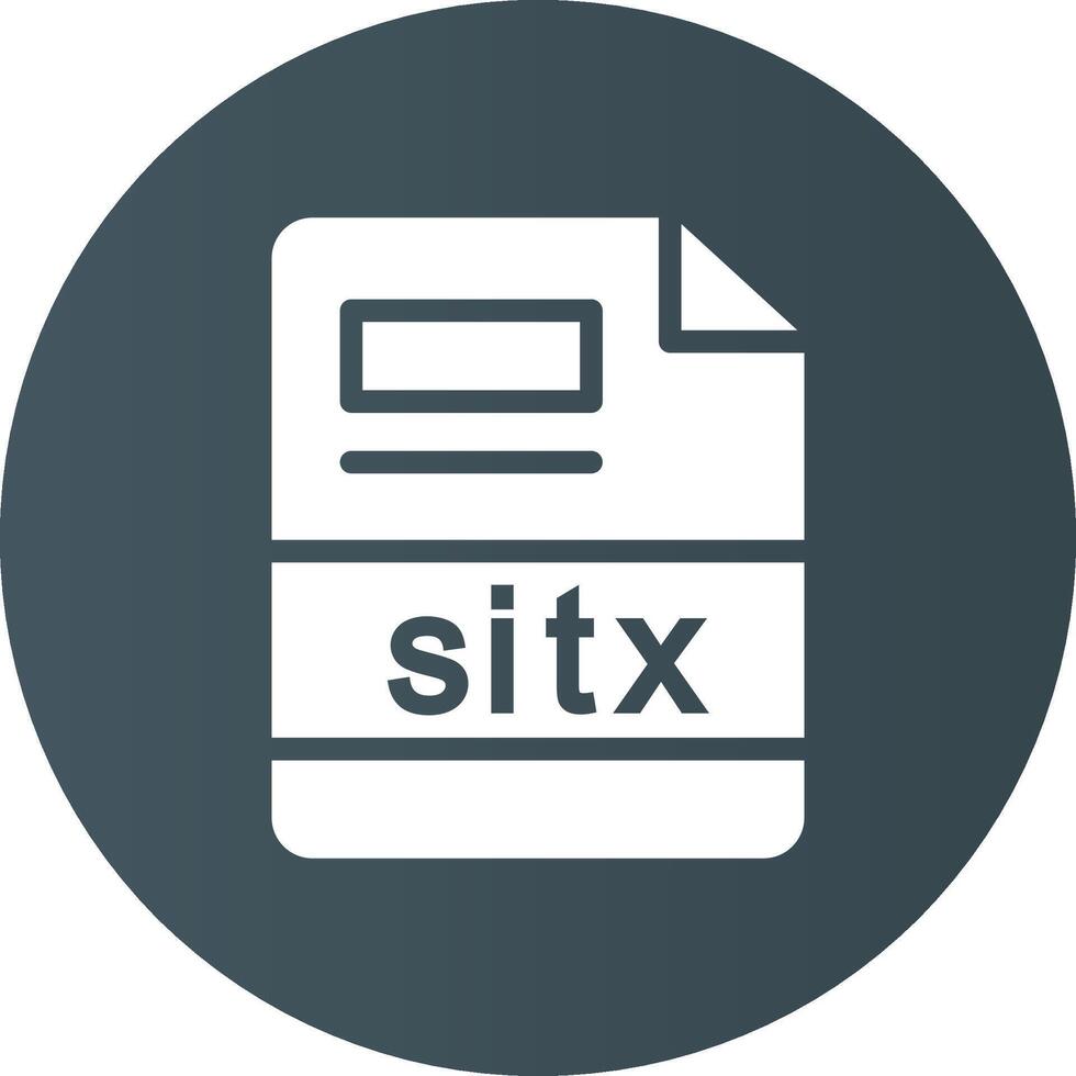 sitx criativo ícone Projeto vetor