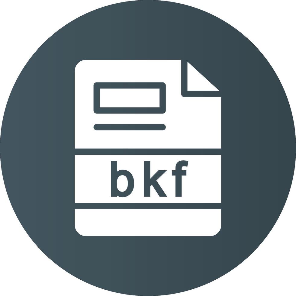 bkf criativo ícone Projeto vetor