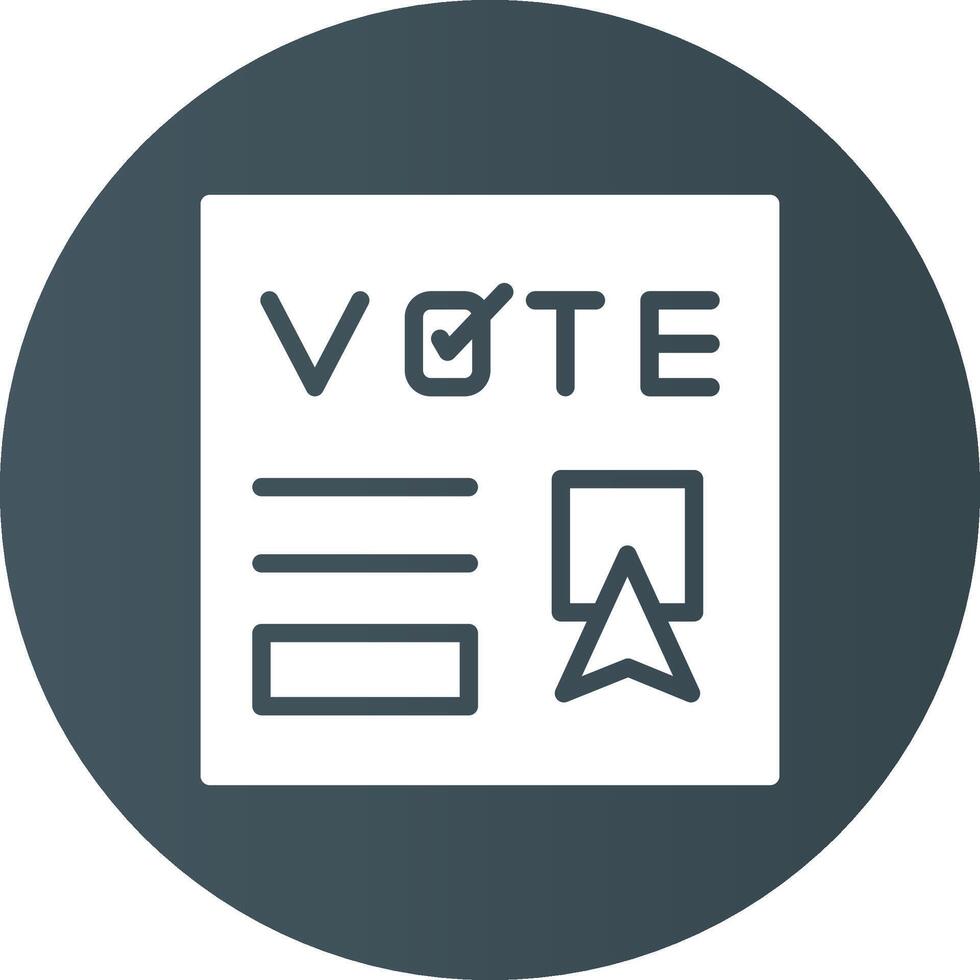 votar design de ícone criativo vetor