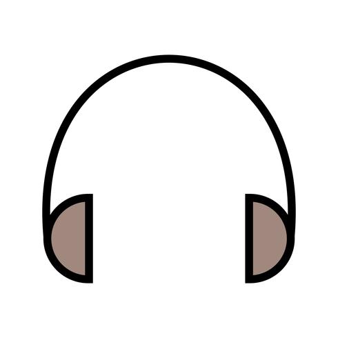 Fones de ouvido ícone Vector Illustration