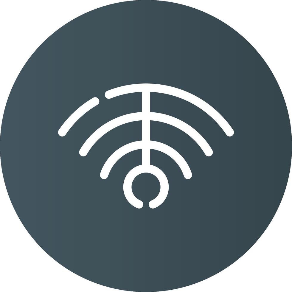 design de ícone criativo wi-fi vetor