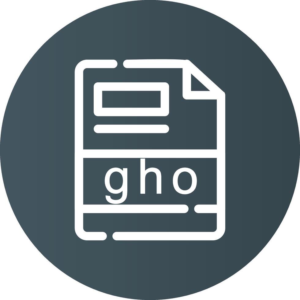 gho criativo ícone Projeto vetor