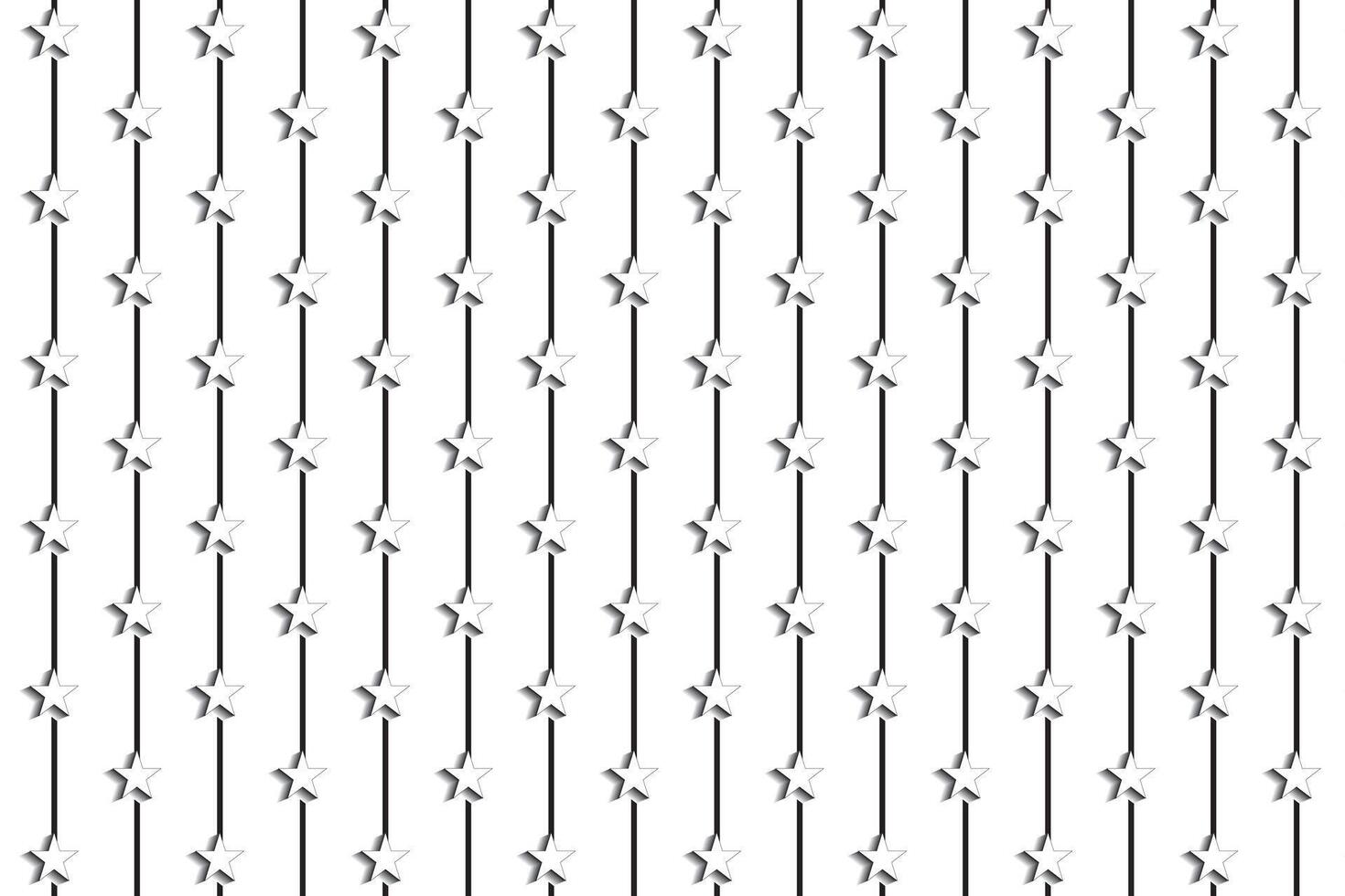 ilustração padrão, abstrato geométrico estilo. recorrente do gradiente Estrela com linha em branco fundo. vetor