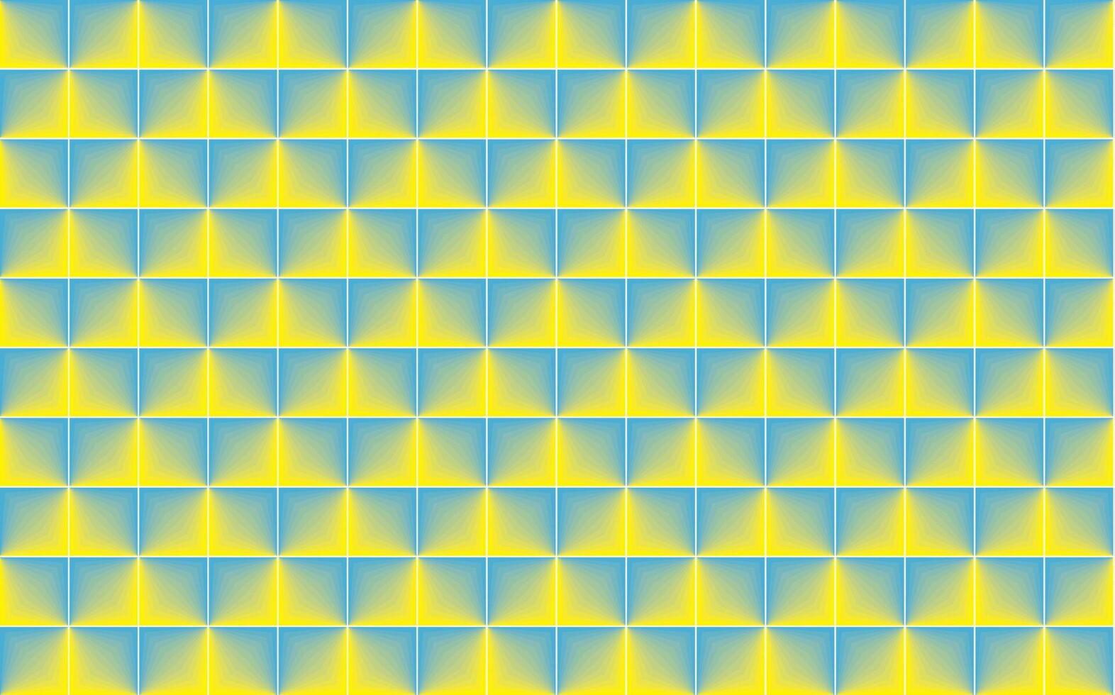 ilustração papel de parede, padronizar amarelo e azul camada dentro quadrado fundo. vetor