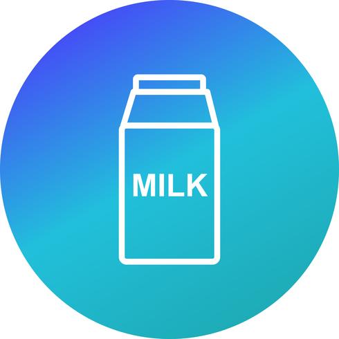 Ícone de leite de vetor