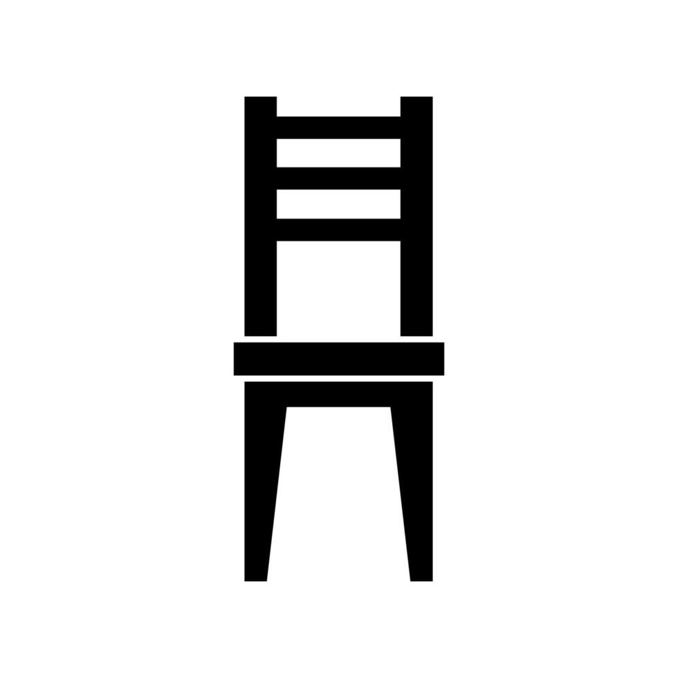 cadeira ilustrado em branco fundo vetor