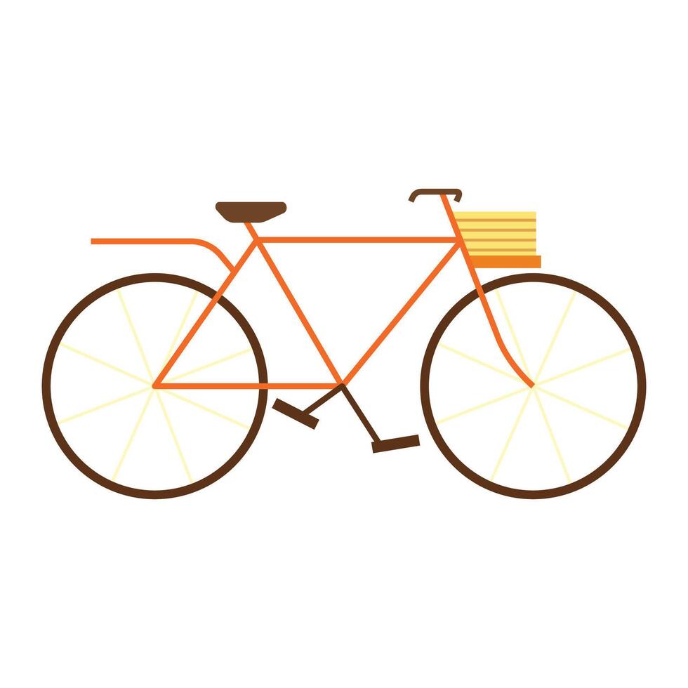 vetor bicicletas dentro plano Projeto em branco fundo