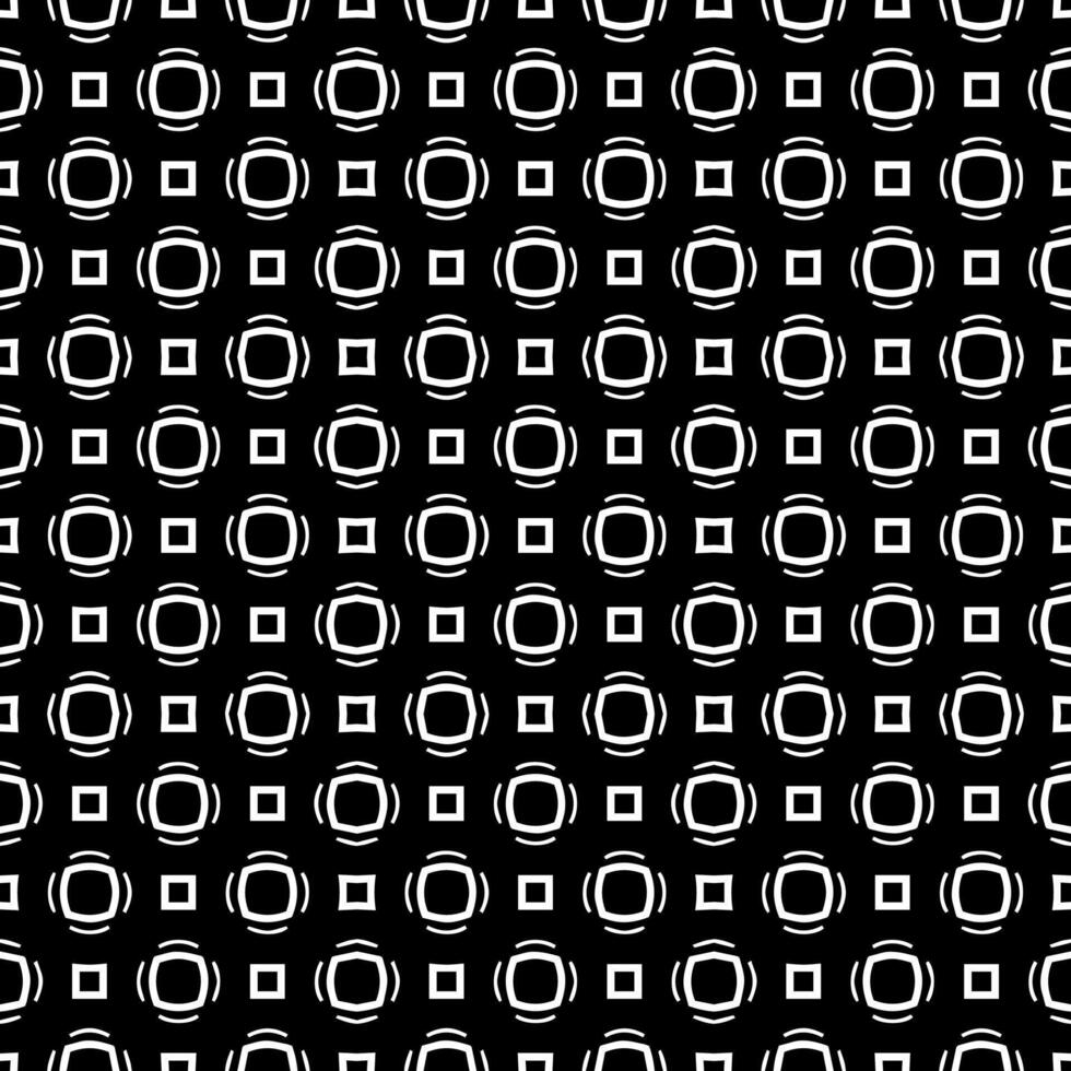 padrão abstrato sem emenda preto e branco. fundo e pano de fundo. design ornamental em tons de cinza. vetor