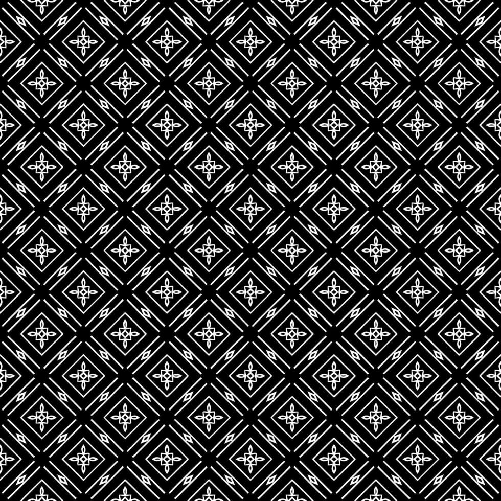 padrão abstrato sem emenda preto e branco. fundo e pano de fundo. design ornamental em tons de cinza. vetor