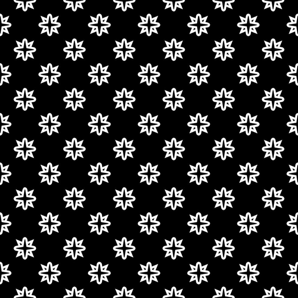 padrão abstrato sem emenda preto e branco. fundo e pano de fundo. design ornamental em tons de cinza. vetor