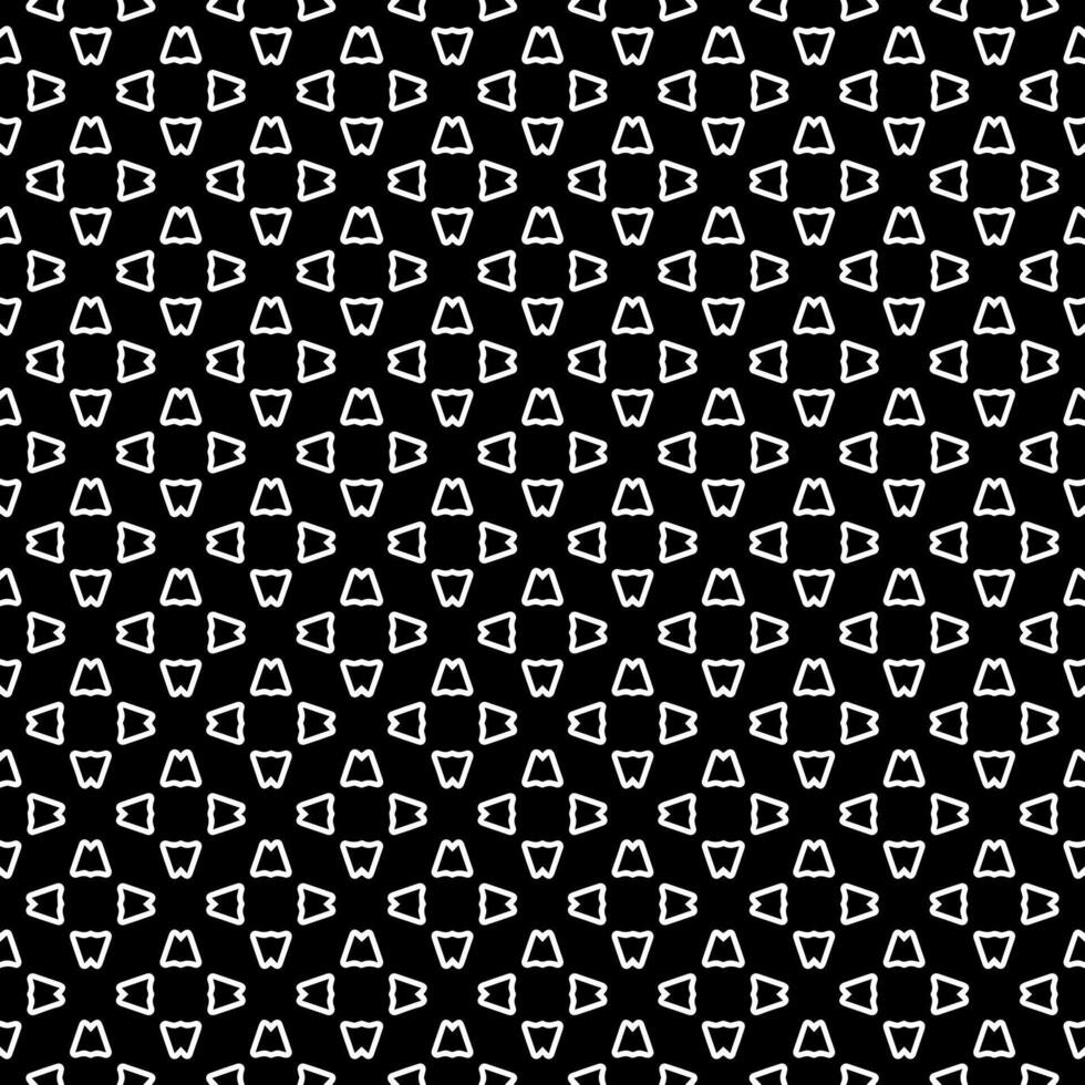 padrão abstrato sem emenda preto e branco. fundo e pano de fundo. design ornamental em tons de cinza. vetor