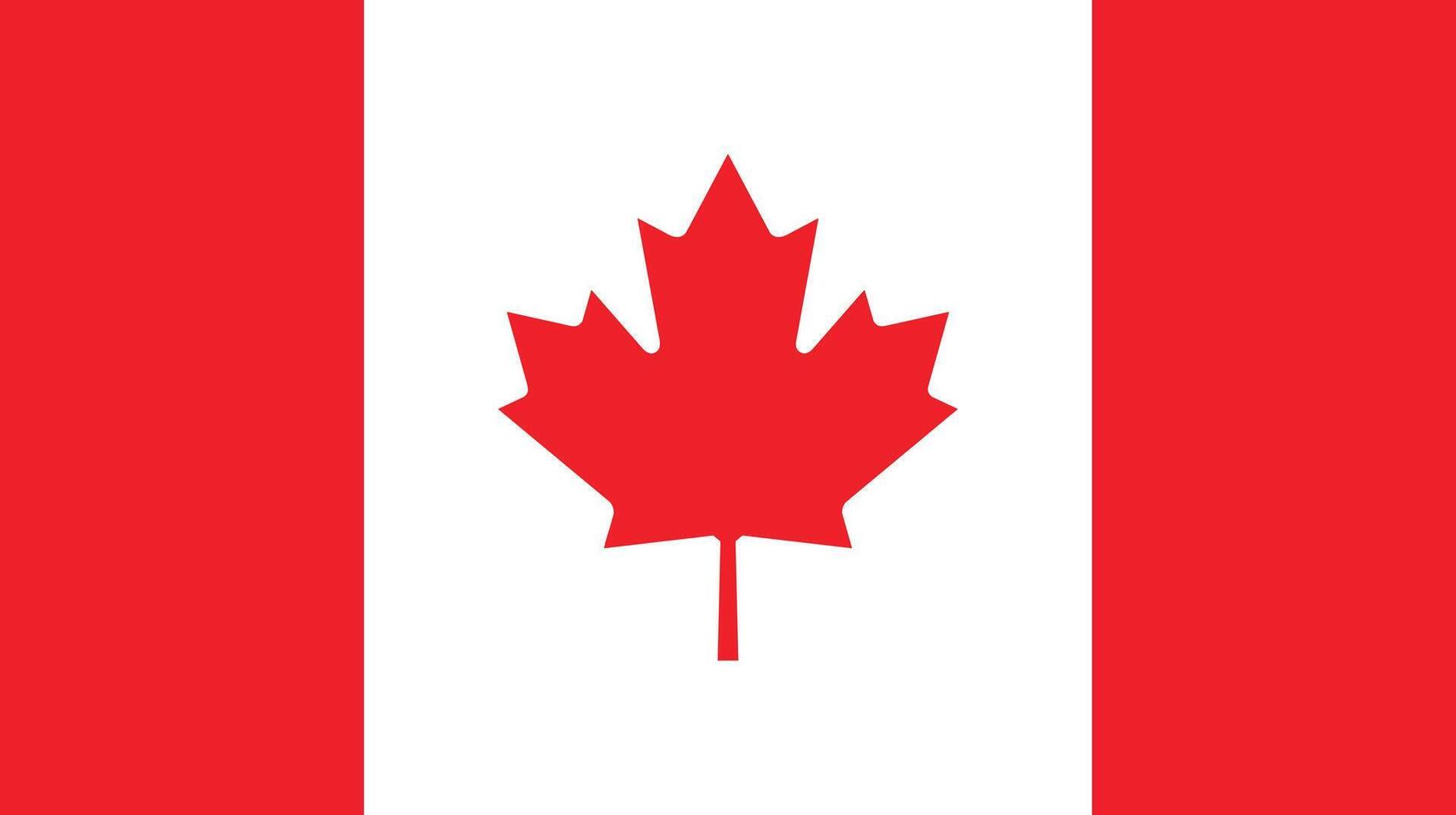 Canadá nacional bandeira. vetor