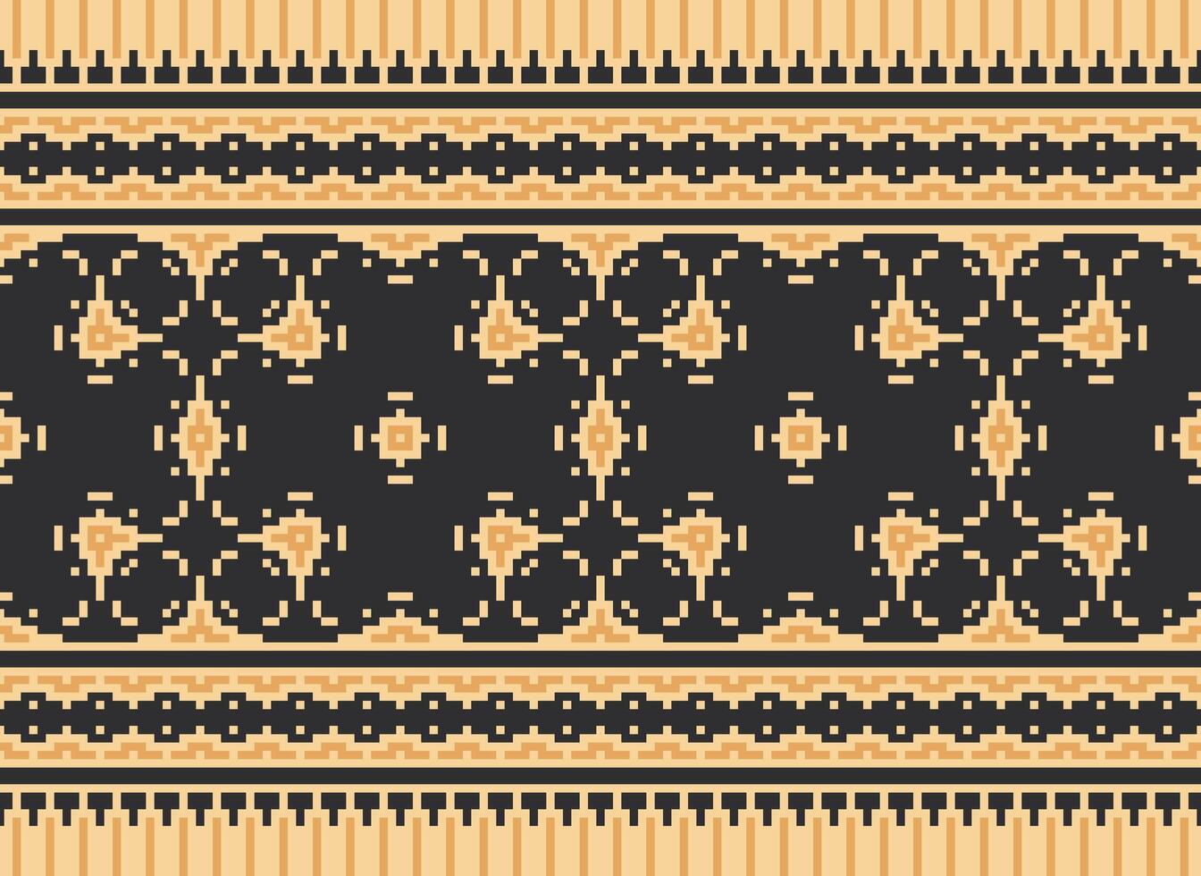 pixel étnico padronizar vetor fundo. desatado padronizar tradicional, Projeto para fundo, papel de parede, batik, tecido, tapete, roupas, invólucro, e têxtil.étnico padronizar vetor ilustração.