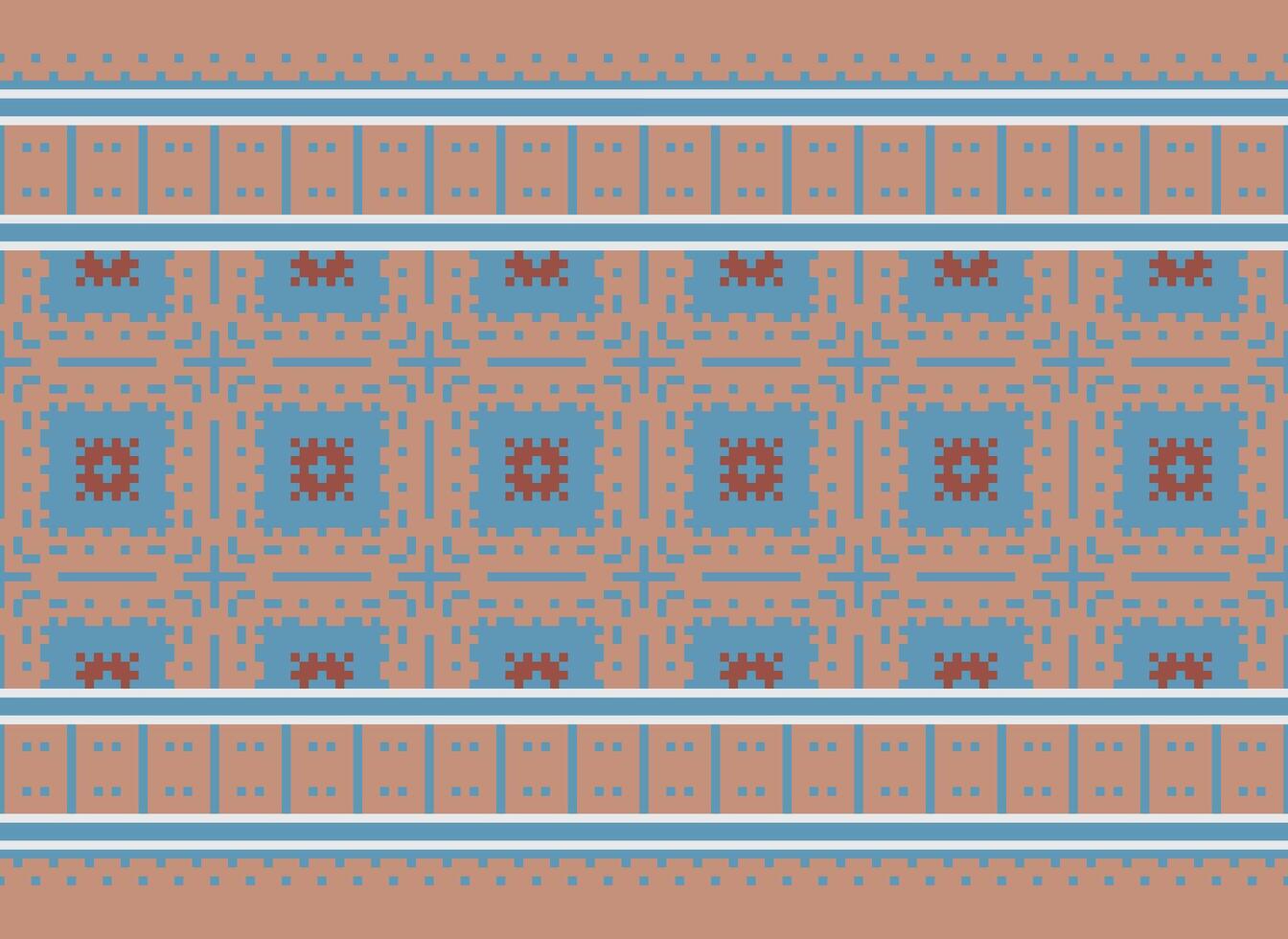 pixel étnico padronizar vetor fundo. desatado padronizar tradicional, Projeto para fundo, papel de parede, batik, tecido, tapete, roupas, invólucro, e têxtil.étnico padronizar vetor ilustração.