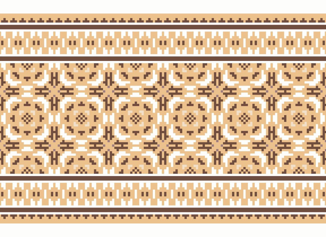 uma floral pixel arte padronizar em cinzento background.geometric étnico oriental bordado vetor ilustração. pixel estilo, abstrato fundo, Cruz costura.design para textura, tecido, pano, lenço, impressão