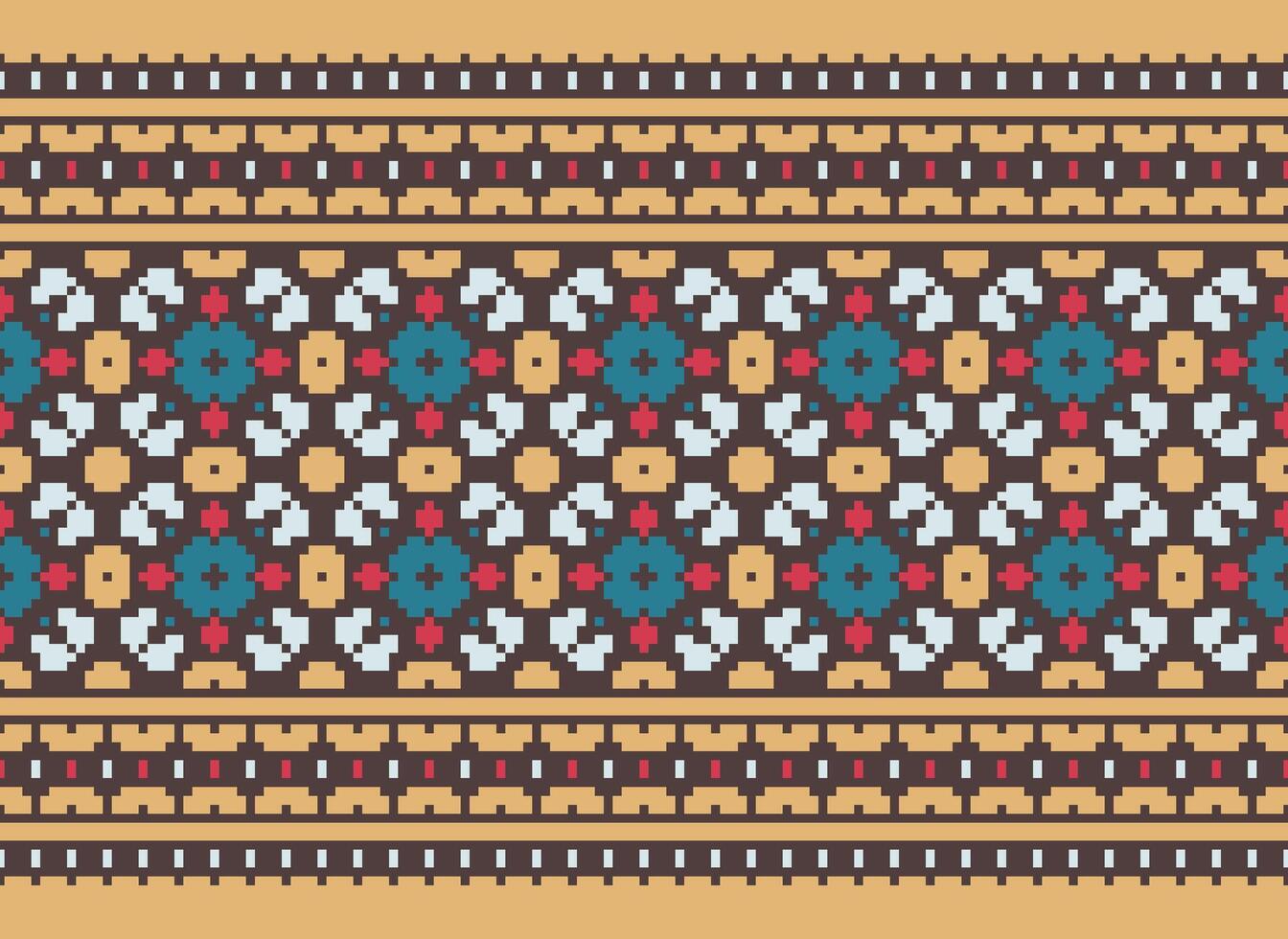 uma lindo têxtil digital Projeto conjunto do damasco Mughal paisley ornamental ikat étnico Cruz ponto padronizar decoração fronteira retro luxo estilo papel de parede presente cartão quadro, Armação para mulheres pano frente costas dupatta vetor