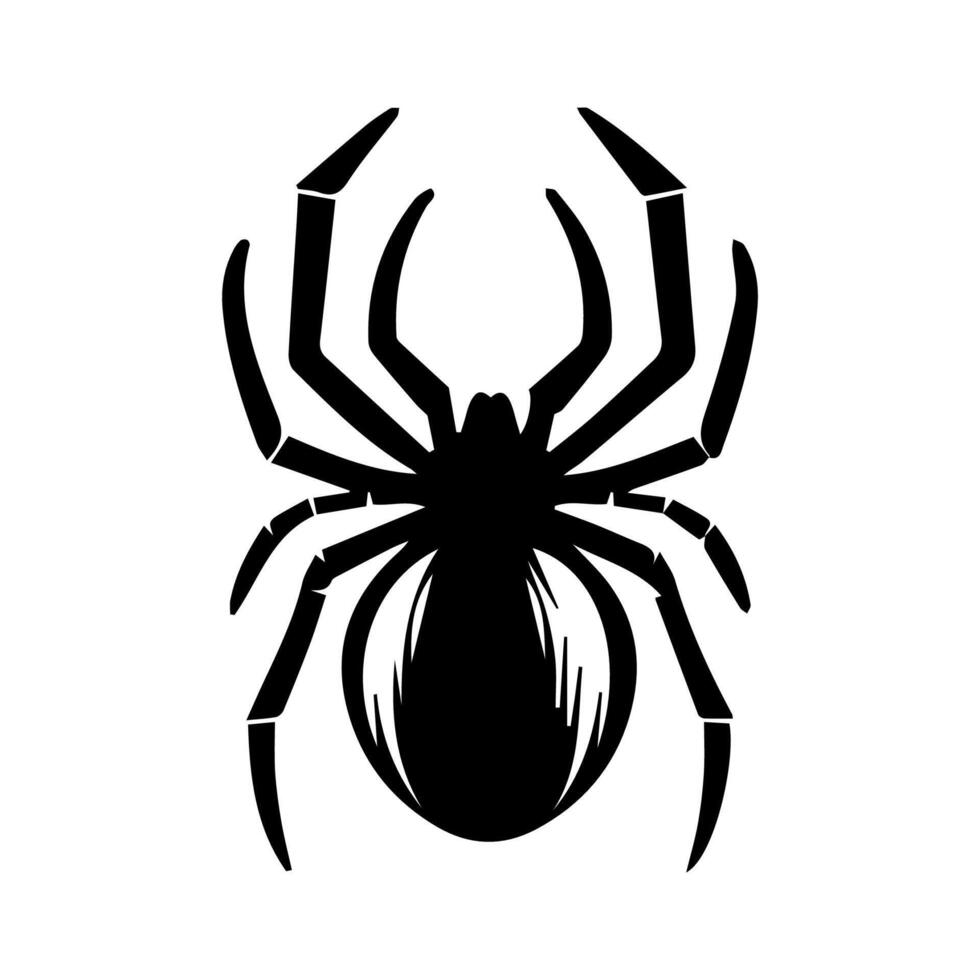 arte perigo aranha preto branco tatuagem elemento vetor modelo animal