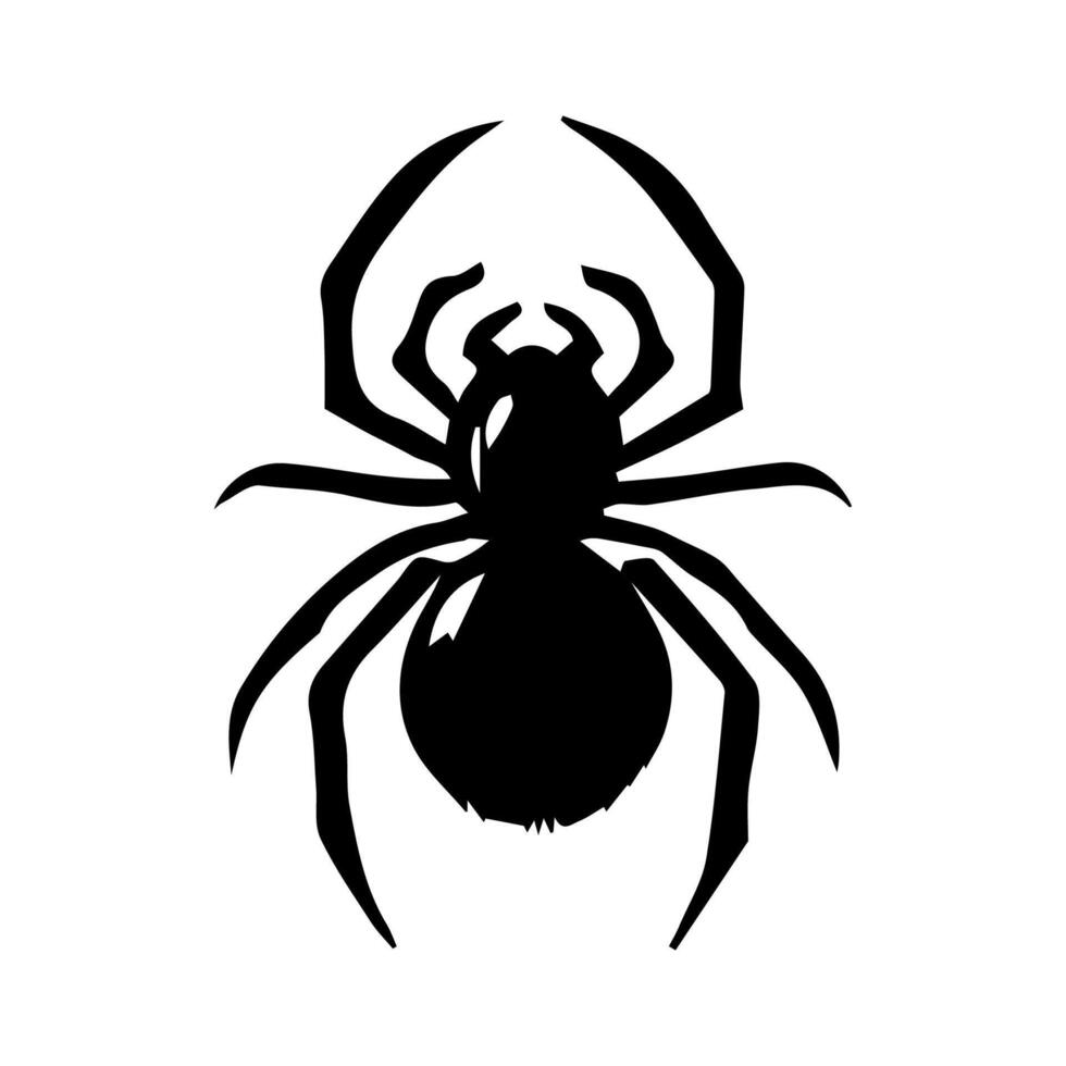 arte perigo aranha preto branco tatuagem elemento vetor modelo animal