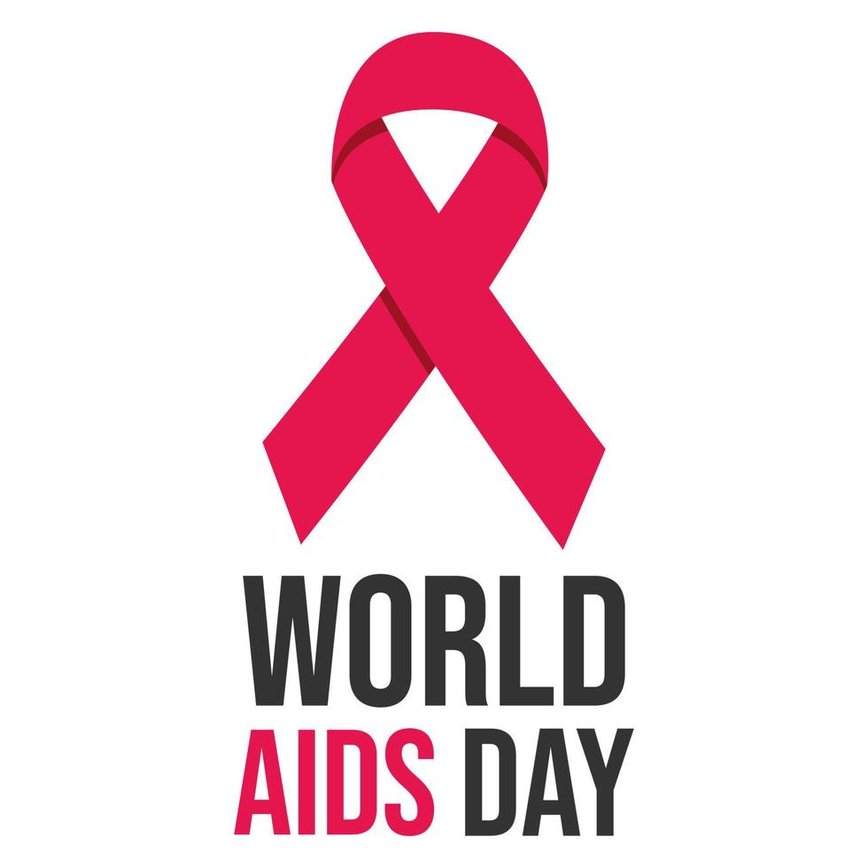 design plano dia mundial dos aids vetor