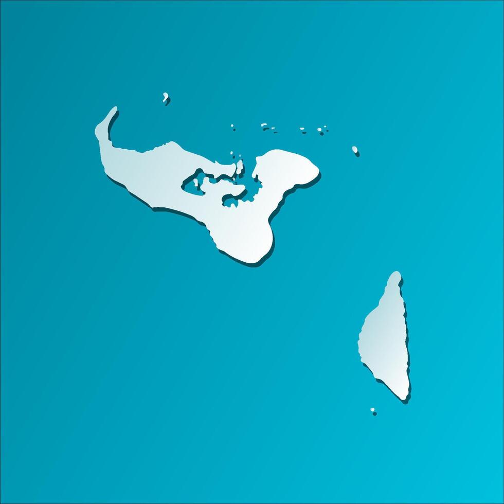 vetor isolado simplificado ilustração ícone com azul silhueta do tonga mapa. Sombrio azul fundo