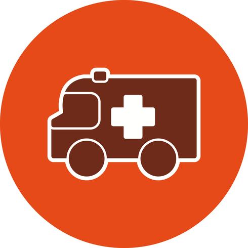Vector ícone de ambulância
