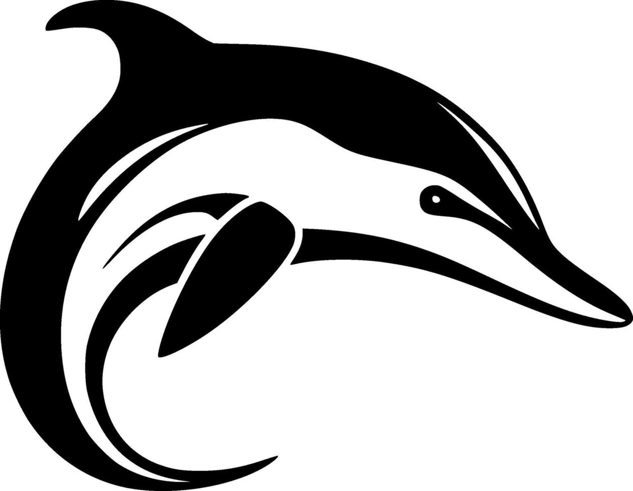 golfinho - Alto qualidade vetor logotipo - vetor ilustração ideal para camiseta gráfico