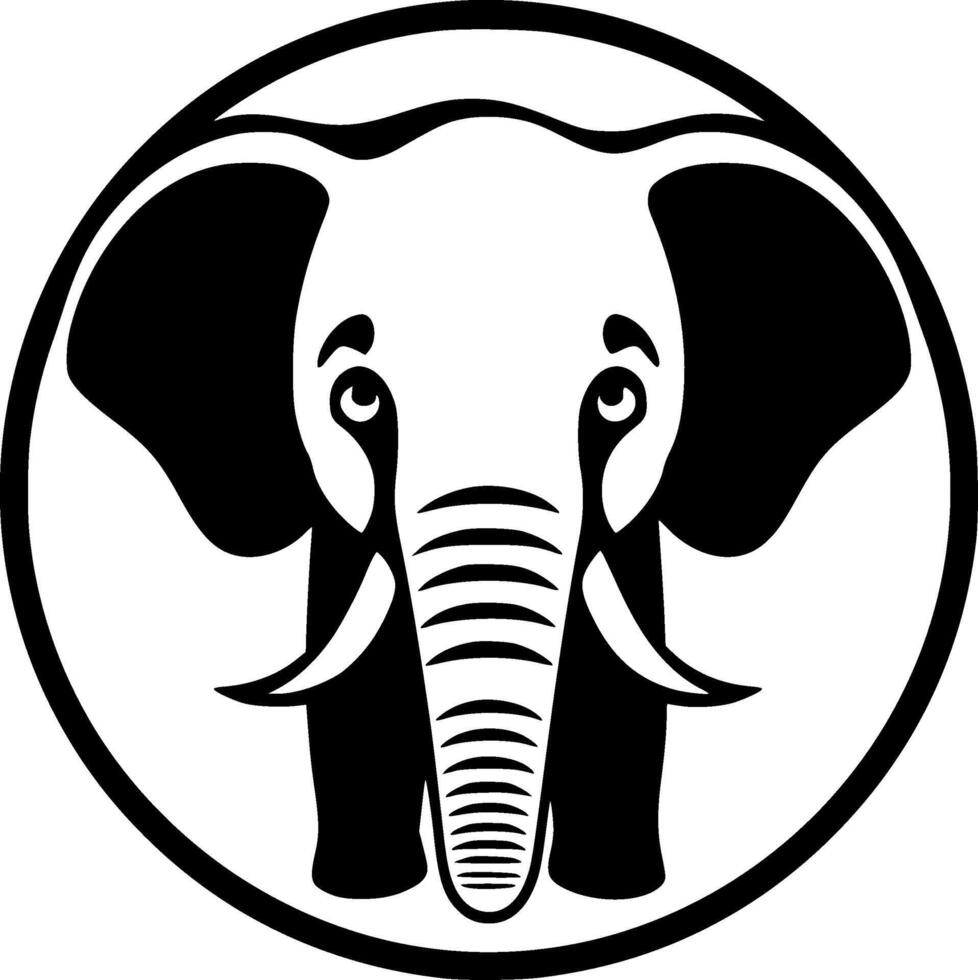 elefante - Alto qualidade vetor logotipo - vetor ilustração ideal para camiseta gráfico