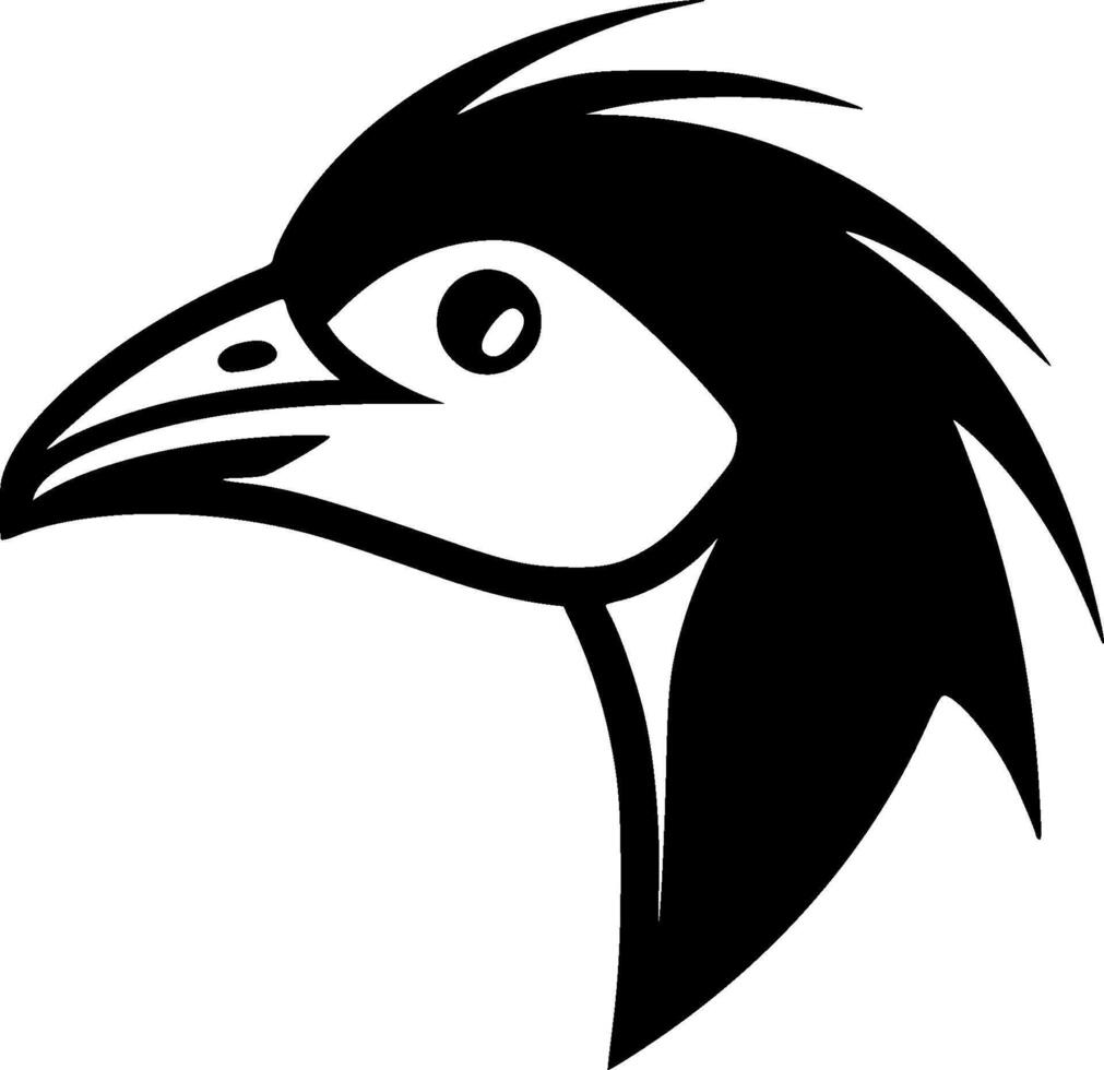 abutre - minimalista e plano logotipo - vetor ilustração