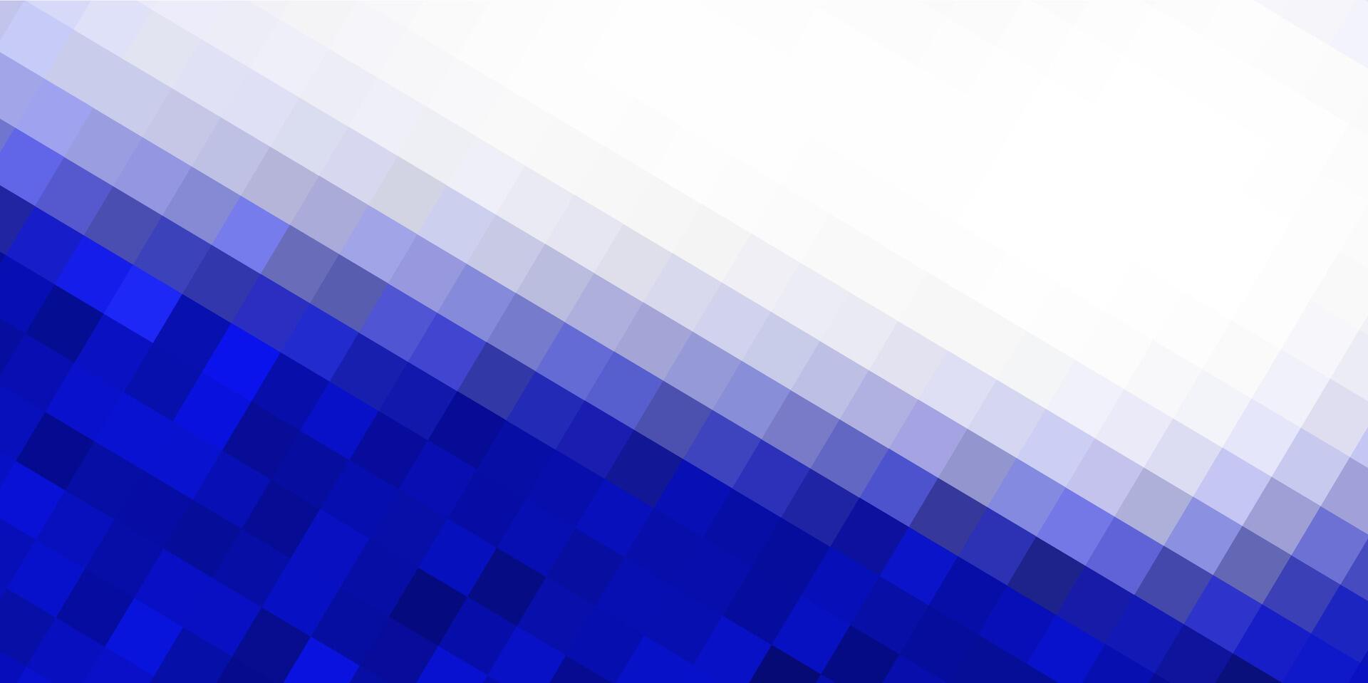 abstrato azul e branco pixelização fundo vetor