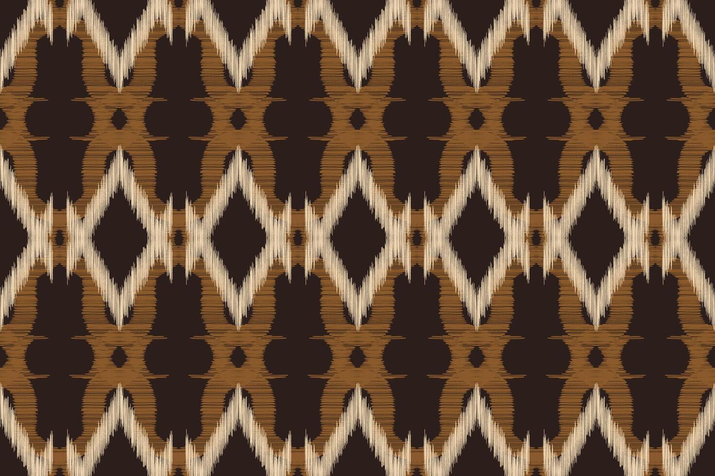 tradicional étnico ikat motivo tecido padronizar fundo geométrico .africano ikat bordado étnico oriental padronizar Castanho fundo papel de parede. abstrato, vetor, ilustração.textura, quadro, decoração. vetor