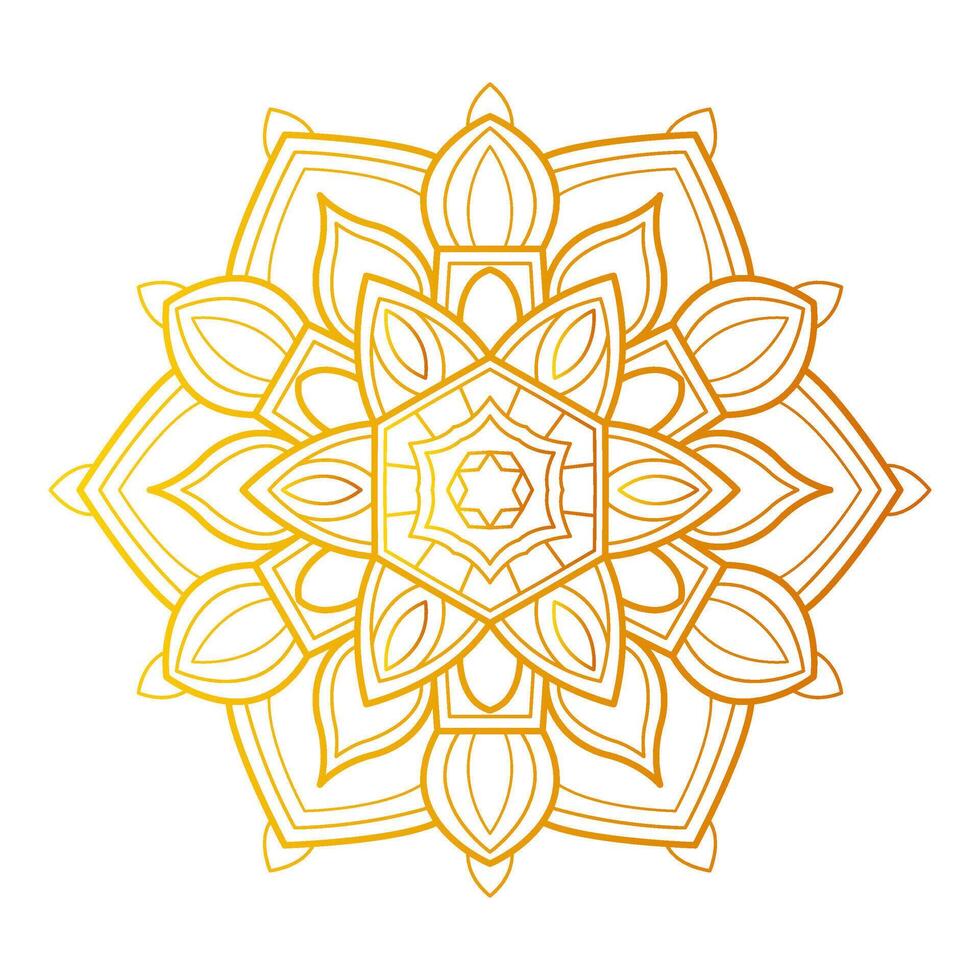 islâmico mandala arte enfeite decoração vetor