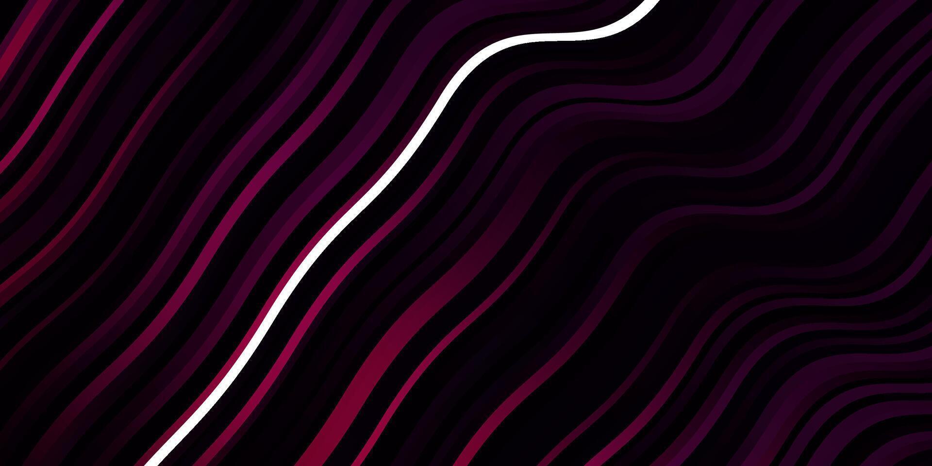 pano de fundo vector rosa escuro com linhas dobradas.