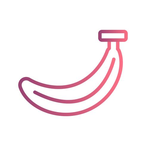 Ícone de banana vector