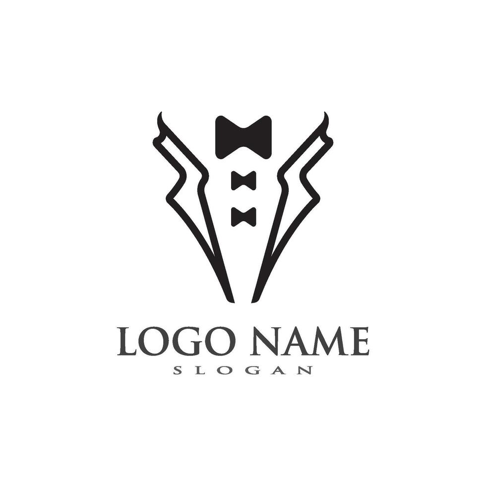 vetor de logotipo de smoking