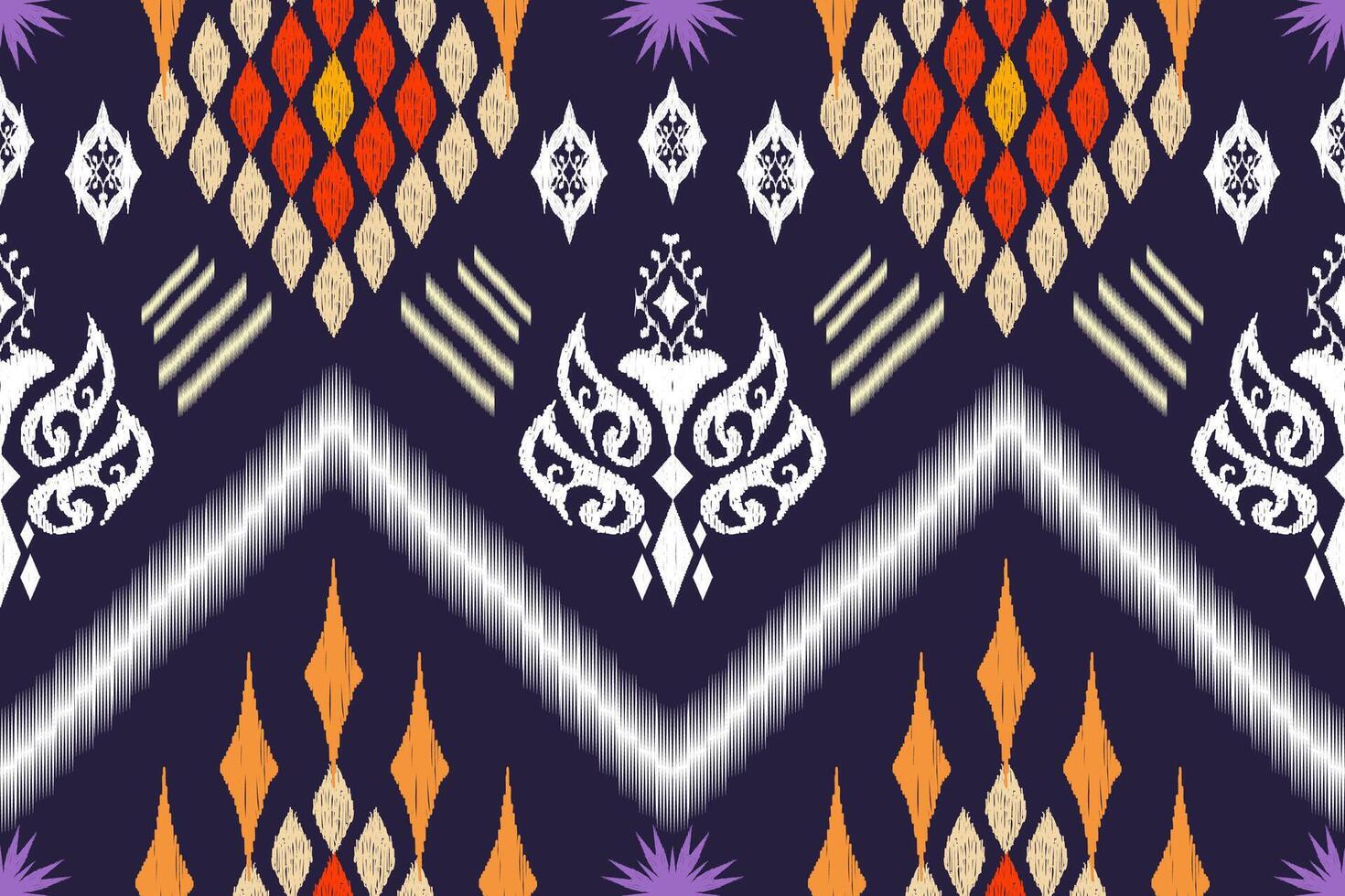 geométrica étnica oriental arte tradicional pattern.figure bordado tribal style.design para plano de fundo, papel de parede, roupas, embrulho, tecido, elemento, ilustração vetorial. vetor