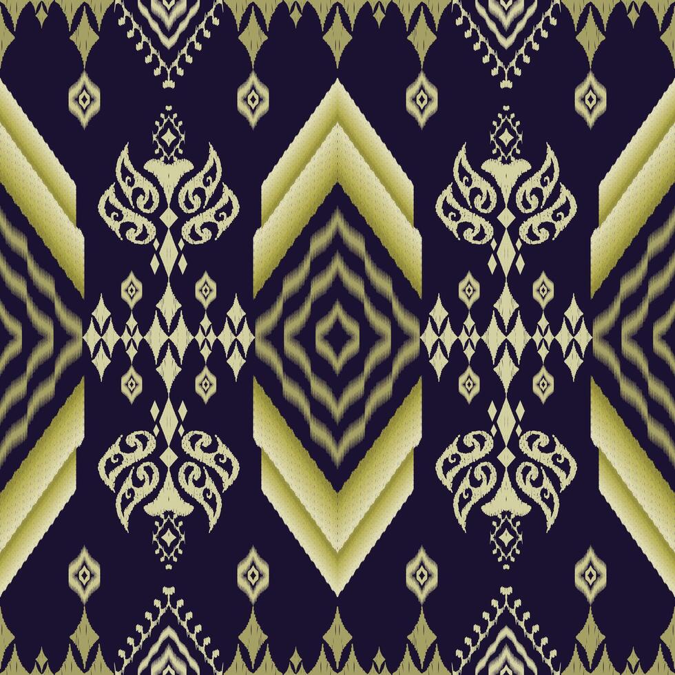 geométrica étnica oriental arte tradicional pattern.figure bordado tribal style.design para plano de fundo, papel de parede, roupas, embrulho, tecido, elemento, ilustração vetorial. vetor