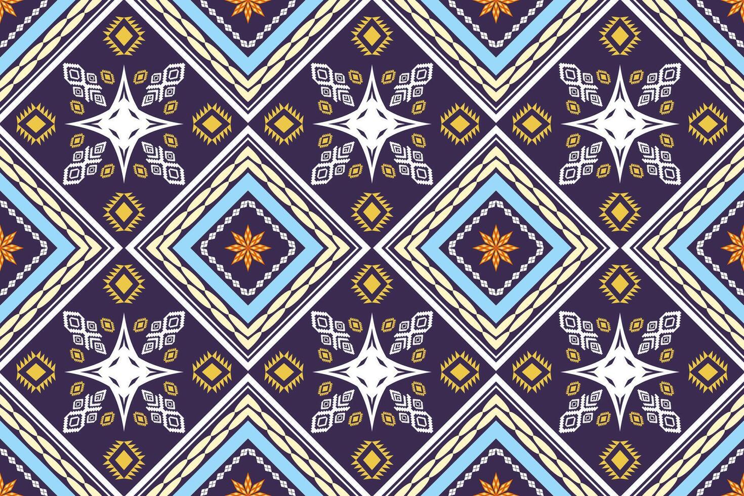 geométrica étnica oriental arte tradicional pattern.figure bordado tribal style.design para plano de fundo, papel de parede, roupas, embrulho, tecido, elemento, ilustração vetorial. vetor