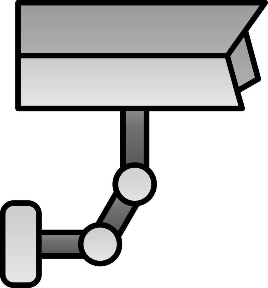 cctv linha preenchidas gradiente ícone vetor