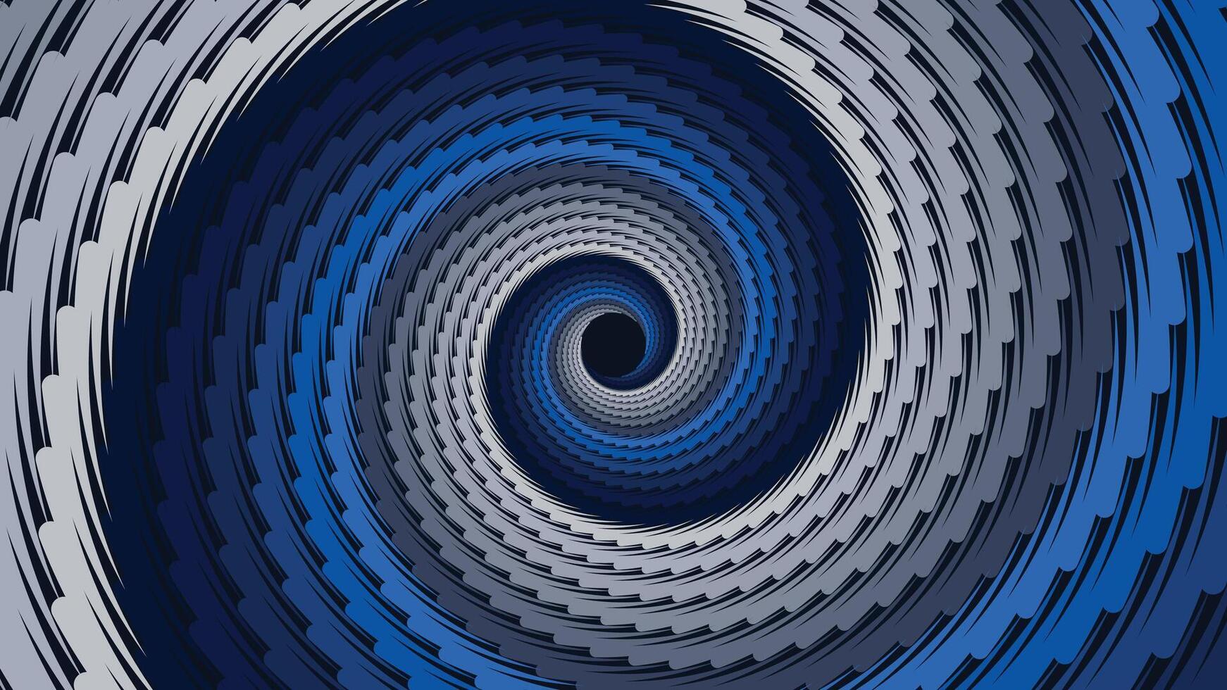 abstarct espiral volta vórtice estilo criativo dados Centro fundo dentro Sombrio azul cor. isto minimalista fundo pode estar usava Como uma bandeira ou papel de parede.it Além disso pode estar apresentado Como urgência. vetor