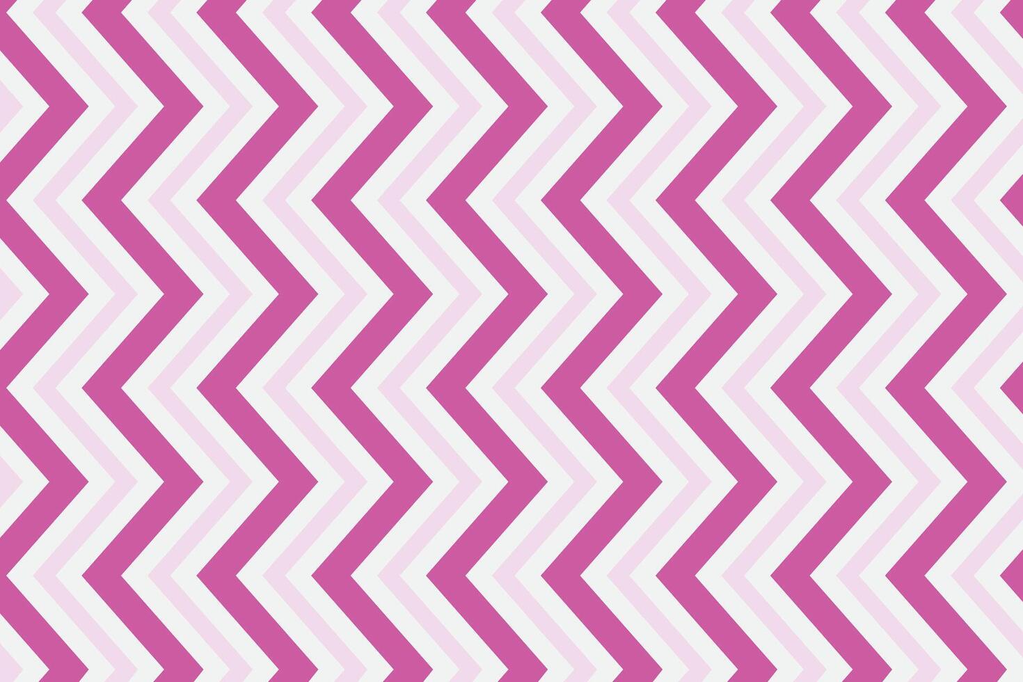 uma colorida listrado papel de parede com uma ziguezague padronizar moderno simples abstrato Rosa Leve Sombrio creme cor zig zag linha padronizar em branco fundo vetor