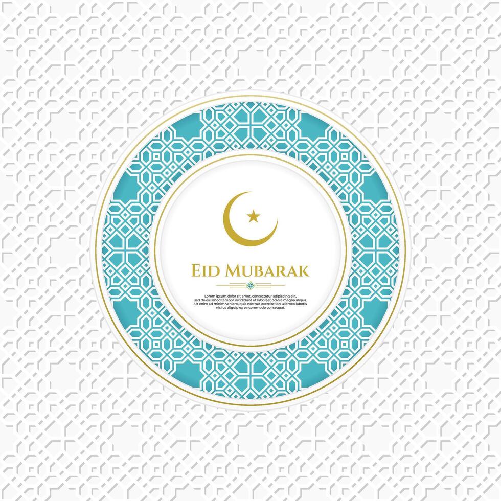 oriental cumprimento Projeto para cultura ou islâmico tema, especialmente para Ramadã ou eid Mubarak vetor