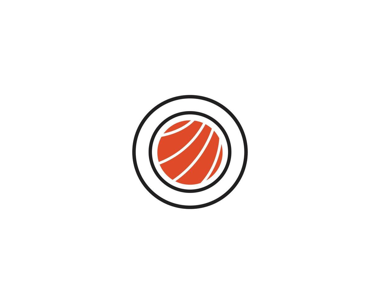 Sushi linha ícone Projeto logotipo vetor