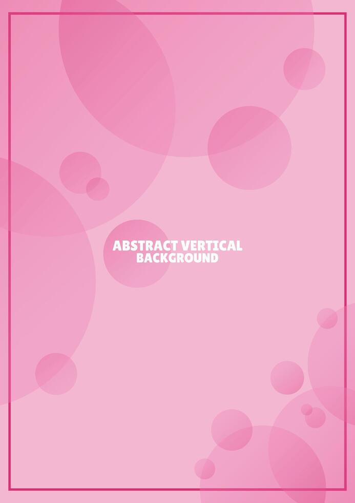 bolha Rosa vertical fundo vetor