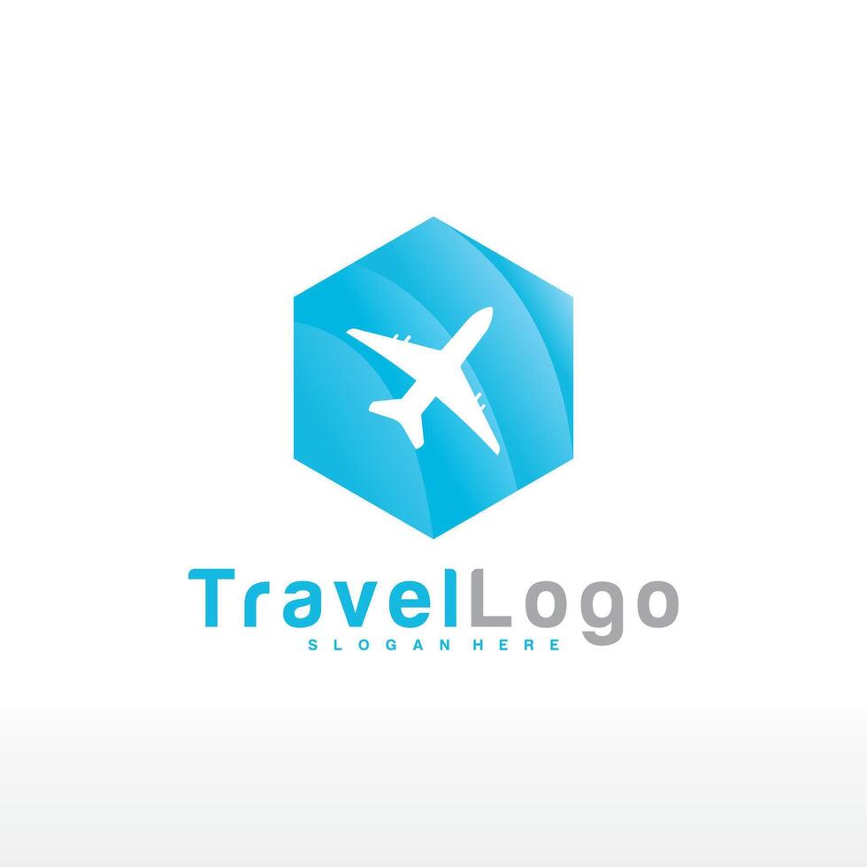 viagem logotipo vetor modelo ilustração