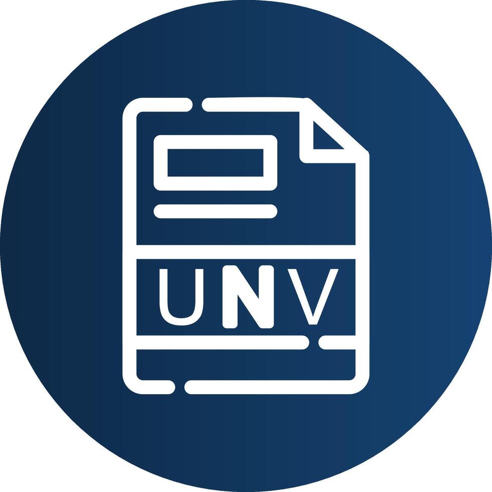 unv criativo ícone Projeto vetor