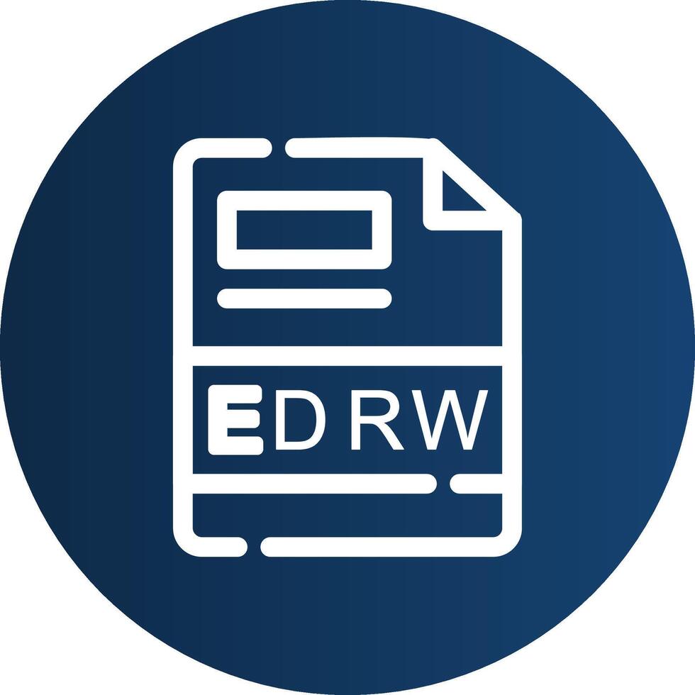 edrw criativo ícone Projeto vetor